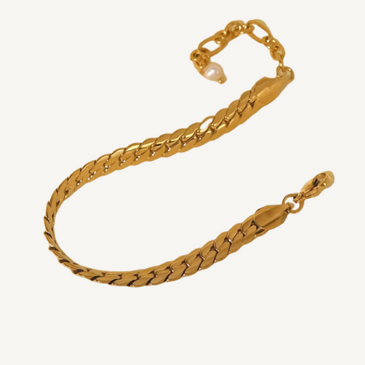Thicker Flat Chain Bracelet