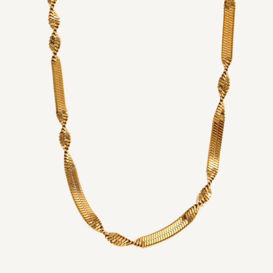 Alternating Smooth Crinkle Chain