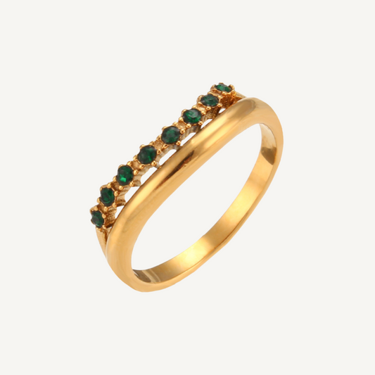 Double Band with Stones