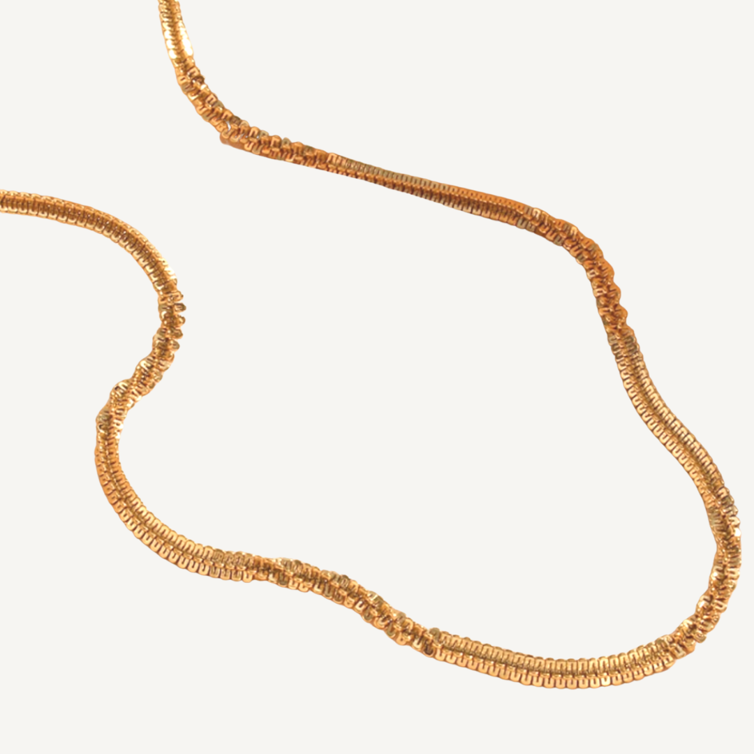 Crinkle Chain Necklace