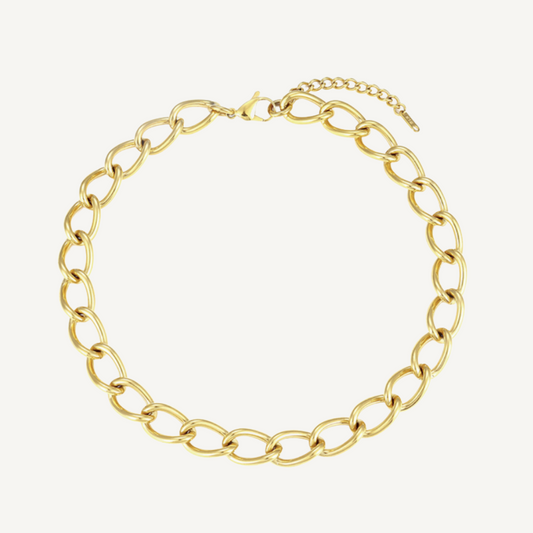 Round Chain Link Necklace